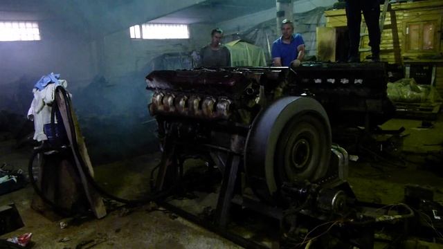 T-34 engine start смотреть онлайн