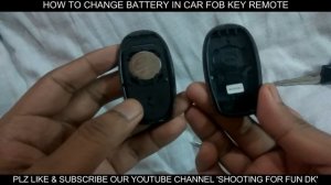 HOW TO #CHANGE #BATTERY OF #MARUTI #SUZUKI #CAR #KEY #FOB #REMOTE