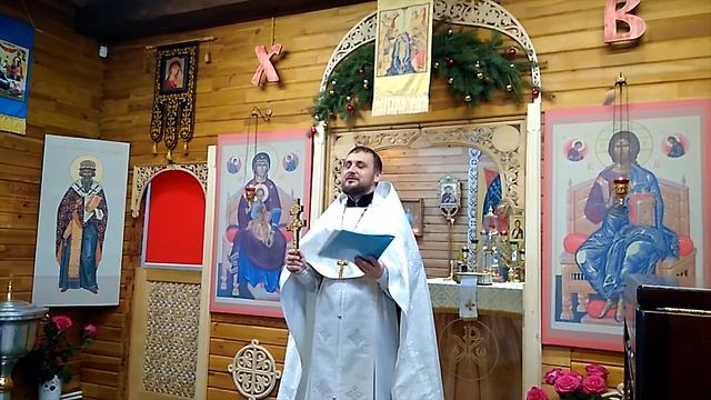 Слова благодарности о. Павла ко всем потрудившимся во Славу Божию в Крещенские дни и ночи