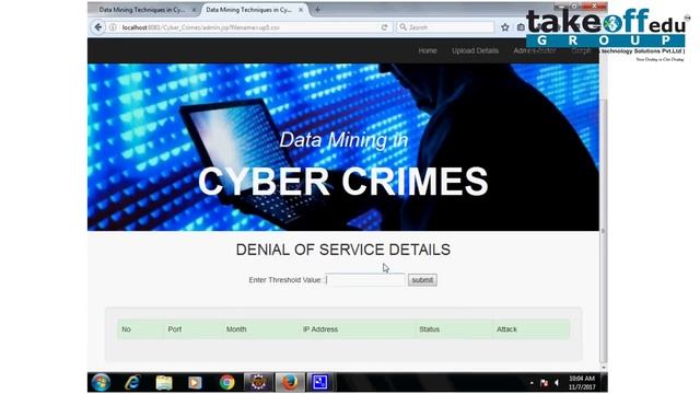 Data Mining In Cyber Crimes | Data Mining Projects | Java Projects