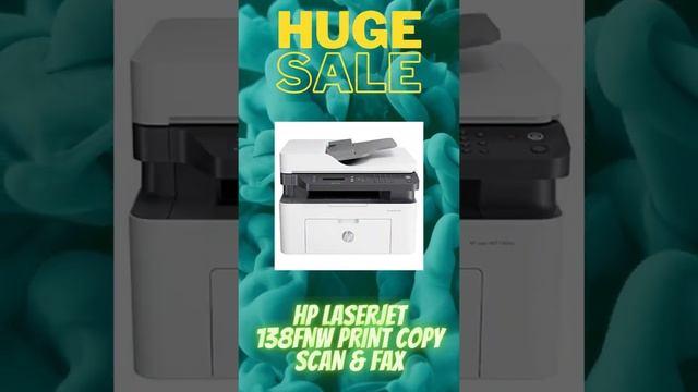 HP LASERJET 138FNW PRINT COPY SCAN & FAX