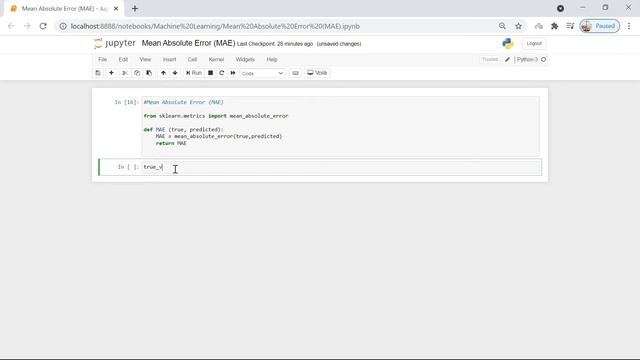 Mean Absolute Error | MAE In Python | CodingFacts