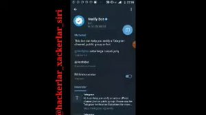 Telegram uchun galochka yani mashxurlik belgisini olish.