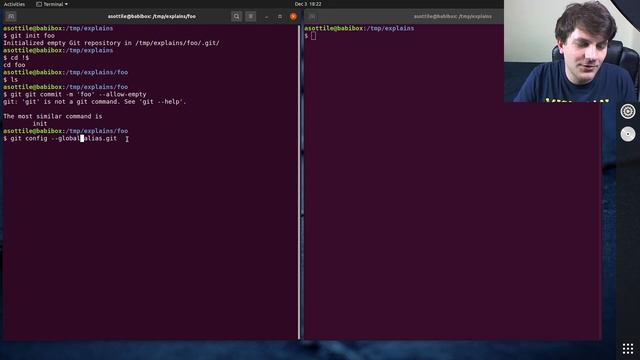 oops I typed `git git ...` again (beginner - intermediate) anthony explains #172 смотреть онлайн