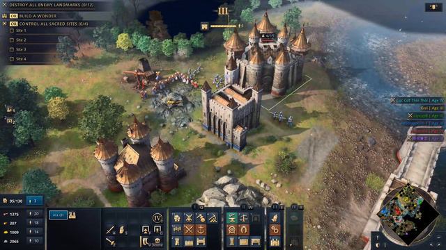 Age of Empires 4 - 3v3 SCATTERED SKIRMISHES | Multiplayer Gameplay смотреть онлайн