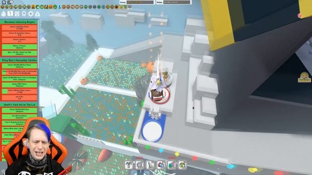 Giving Gifts To Panda Bear, Black Bear, Stick Bug And Polar Bear In Roblox Bee Swarm Simulator смотреть онлайн