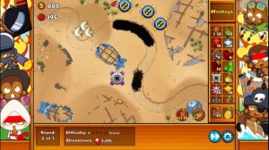 MOAB Graveyard Special Mission Without Any Loss of Lives | Bloons Monkey City