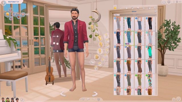 Семья Гот │︎ Goth Family │︎ Makeover │︎ Мейковер [TS4] смотреть онлайн
