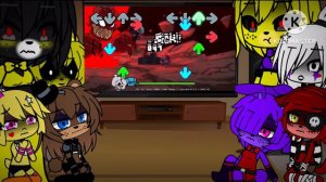 Fina React to Tricky mod fnf Part 2