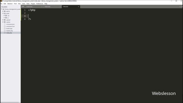 PHP Project On Library Management System - Design Home Page - 2
