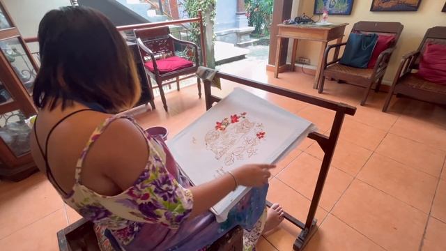 [Vlog] Camille's Batik Experience in Ubud, Bali