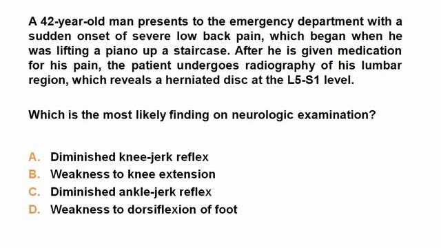 USMLE RX - 9.Неврология и спец.чувства - 1.Анат,физо - 12.Клинические Рефлексы