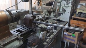 Нарезка резьбы м16х2 на будущих анкерных шпильках