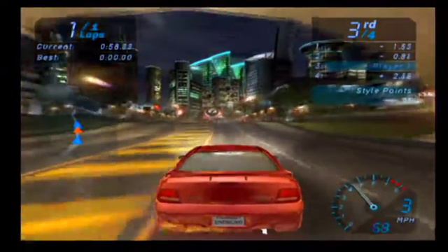 NFS Underground Ps2 Gameplay смотреть онлайн
