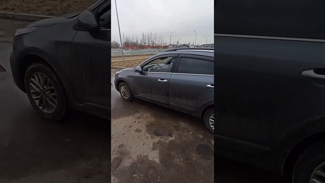 Автоматическое складывание зеркал и подъем стекл при постановке на охрану KIA RIO X смотреть онлайн