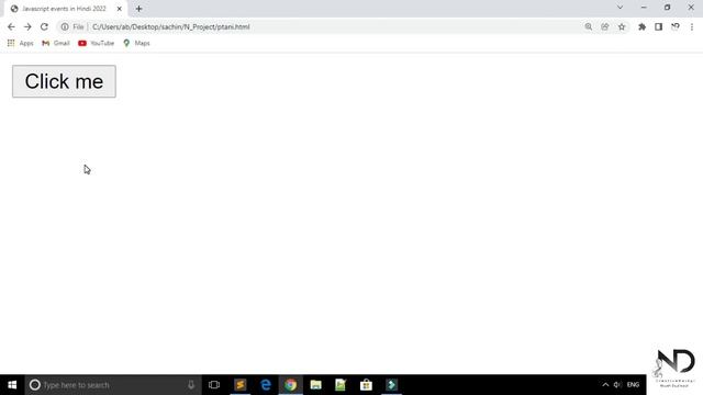 All Javascript Events in Hindi in 2022