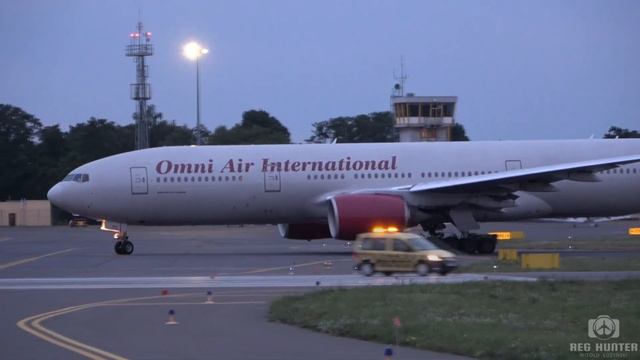 Boeing 777, Omni Air International at Poznań Airport (POZ / EPPO) смотреть онлайн