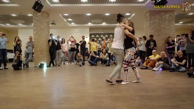 Rafael & Oksana Semba class 1st day Mama Africa Festival 2017 смотреть онлайн