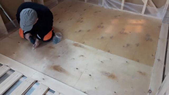 Устройство чернового пола по лагам в каркасном доме смотреть онлайн