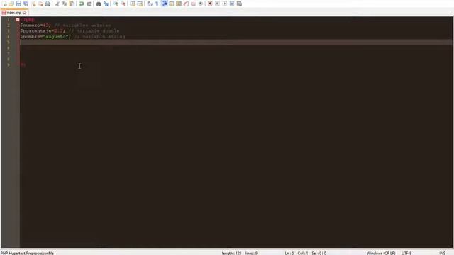 Curso de PHP desde cero - Parte 2: Declaración de variables para principiantes
