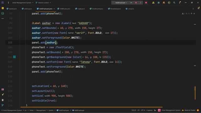 Hotel Management System | Creating Add Employee Class | Java Project смотреть онлайн