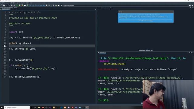 PCP: OpenCV using Python Ep.2 Playing with Images смотреть онлайн