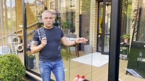 Безрамное остекление веранды