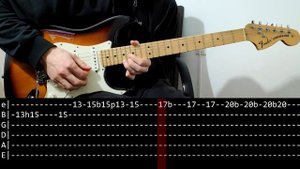 RHCP - Dani California solo Live at Alcatraz (Guitar lesson with TAB)