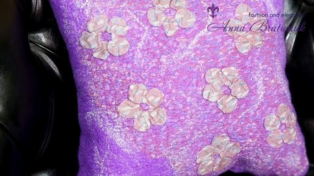 Курс "Интерьерные подушки. Энциклопедия войлочного декора" смотреть онлайн