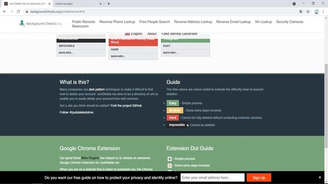 Как быстро удалить свои аккаунты соцсетях, мессенджерах,  сайтах