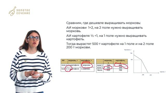 Подготовка к ВсОШ по экономике. 3 Суммарное КПВ (два поля – два завода)