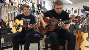 Crafter D8 + Fender CD60s
