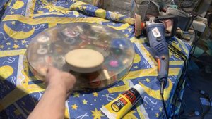 Стол рыбака из снастей и эпоксидной смолы