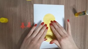 Аппликация цыплёнок в средней группе