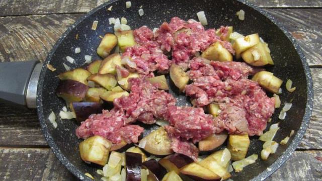Овощное рагу с фаршем