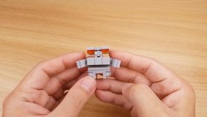 How to build LEGO brick micro cube type transformer mech - Cubot