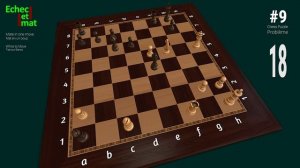 #9 Daily Chess Puzzle [mate in 1 move] Problem with 3D solution | Checkmate