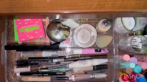 Обзор на мой туалетный столик для макияжа❣️Обзор на мою косметику #рекомендации #косметика #обзор