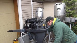 YAMAHA F15 РАСКОКСОВКА ПОРШНЕВЫХ КОЛЕЦ С LAVR-202_РЕЗУЛЬТАТ БУДЕТ.mp4