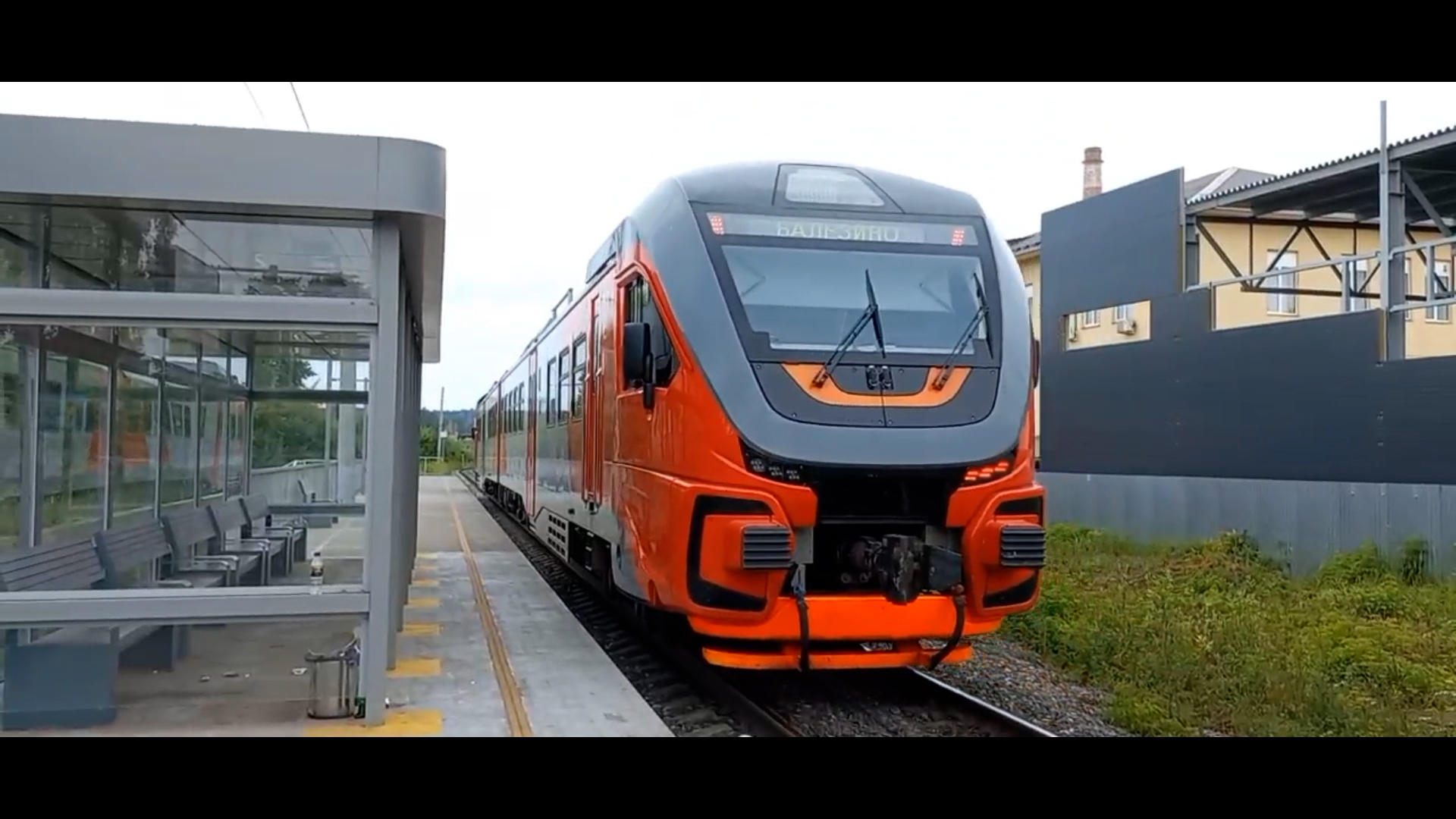 Железная дорога. Рельсовый автобус РА3-032 с сообщением Ижевск-Кез. смотреть онлайн