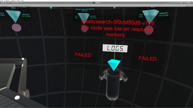 Managing a Kubernetes cluster in Virtual Reality -- Final Demo by Brent Lucas смотреть онлайн