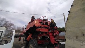 Запуск зернокборочного комбайна кейс 2366 после 5лет простоя