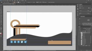 how to design a footer in photoshop #GSFXMentor #gsfxmentor