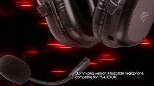 Проводная гарнитура HAVIT Gamer PC 3,5 мм PS4, наушники, объемный звук и HD микрофон