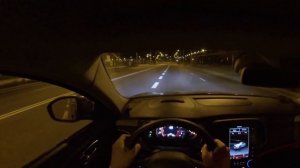 Renault Talisman Initiale Paris 200 HP - night POV drive SPORT MODE