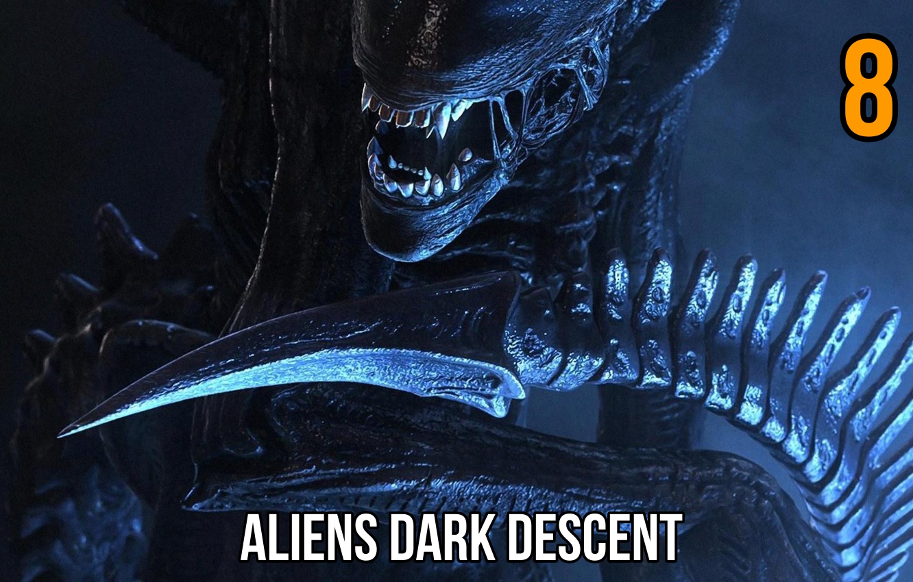 Прохождение Aliens Dark Descent - Часть 8: Преторианец и Королева Ксеноморфов [СТРИМ 2K]