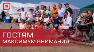 Всероссийская организация инвалидов «Аппарель» разбила лагерь на побережье Каспия