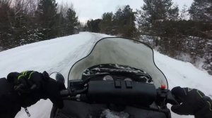 1995 Polaris indy 500 efi. Fucking around in the ditches.