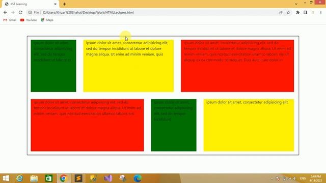 Bootstrap CSS Align-Content Classes Tutorial in Hindi / Urdu