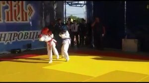 Рукопашный бой, дети 8 лет. "Русский витязь" 2017, День города Александров 2017